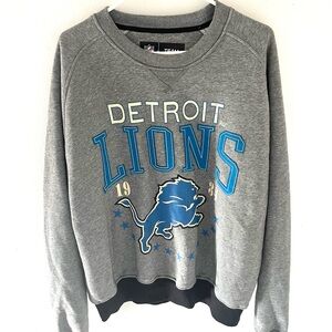 NFL Team Apparel Detroit Lions Crewneck Sweater, Size: XL